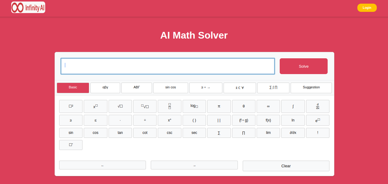 AI Math Solver